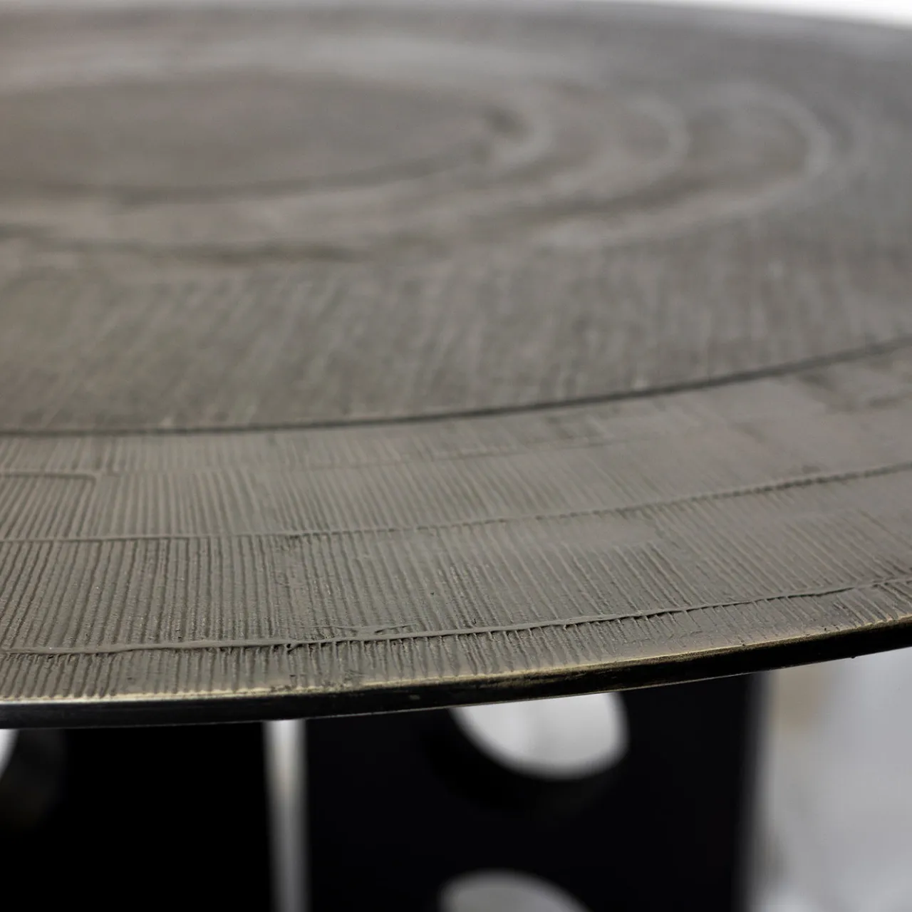 BottegaNera Furniture Dining Tables<Total Black Circular Dining Table