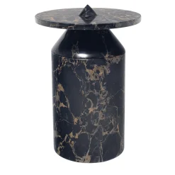 MMairo Side Tables<Totem Black Portoro Coffee Table by Karen Chekerdjian