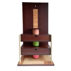 Meccani Design Cabinets<Totem Cabinet with Drawers by Pietro Meccani
