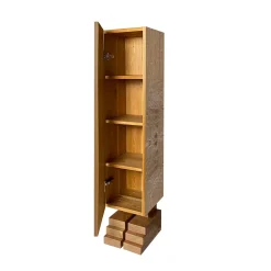 Meccani Design Cabinets<Totem Maya Scolpito Carved Cabinet by Pietro Meccani