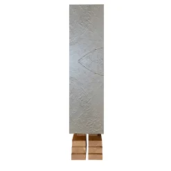 Meccani Design Cabinets<Totem Maya Stucco Gray-Plastered Cabinet by Pietro Meccani