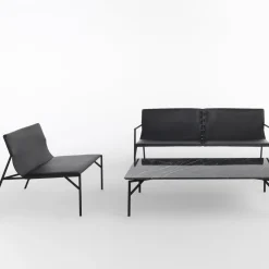 Horm Sofas<Tout Le Jour Black Sofa by Marc Thorpe