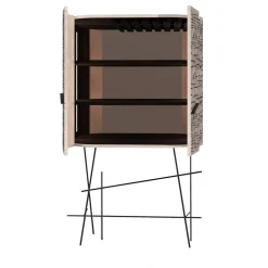 Hebanon Fratelli Basile - 1830 Bar Cabinets<Trame Bar Cabinet