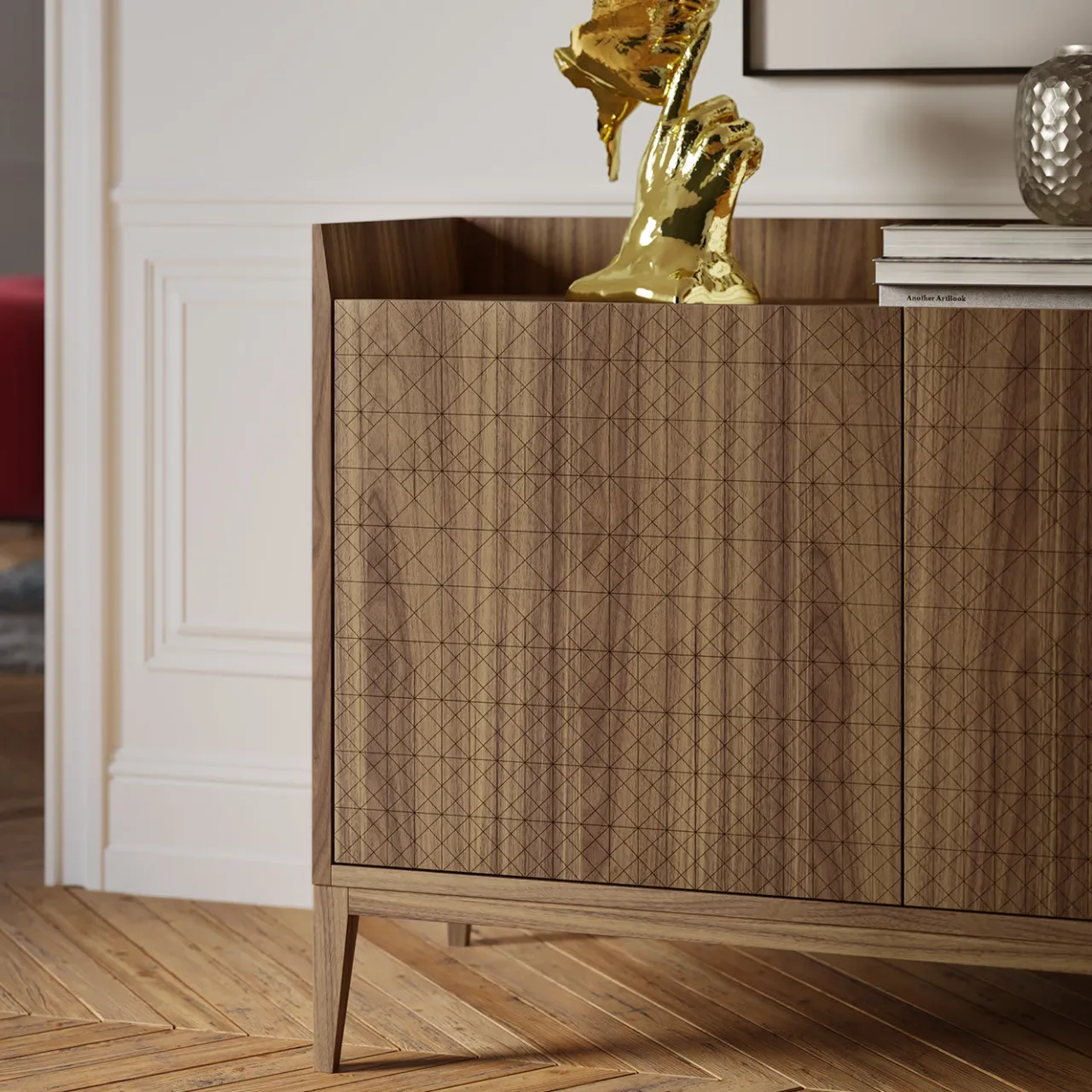 Barba Design Sideboards Buffets<Trame 4-Door Sideboard