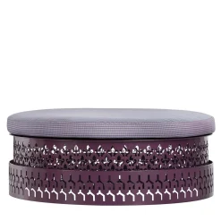 Da A Outdoor Chairs & Stools<Trame Purple Oval Pouf