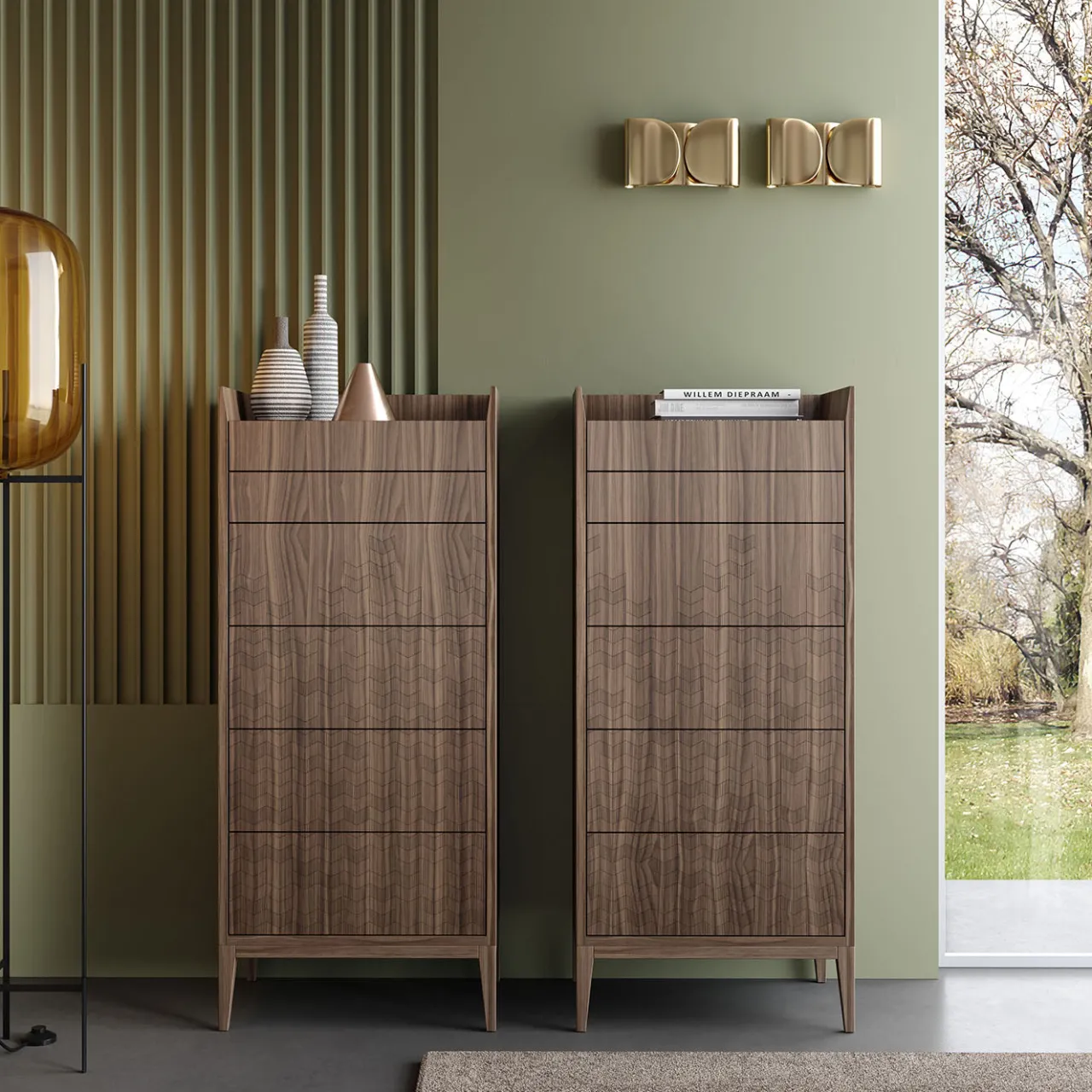 Barba Design Dressers<Trame Tall Dresser