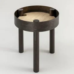 Laura Meroni Side Tables<Tray Tall Round Side Table
