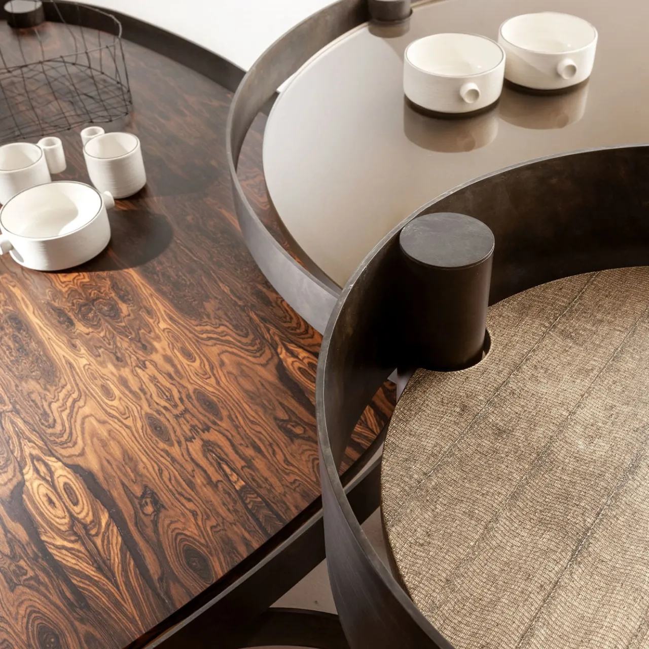 Laura Meroni Side Tables<Tray Tall Round Side Table