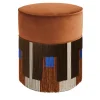 Lorenza Bozzoli Couture Ottomans & Poufs<Treasure Cognac Velvet Pouf by Lorenza Bozzoli