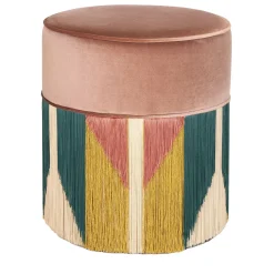 Lorenza Bozzoli Couture Ottomans & Poufs<Treasure Lilac Velvet Pouf by Lorenza Bozzoli