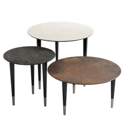 Volpi Nesting Tables<Trendy Set of 3 Nesting Tables