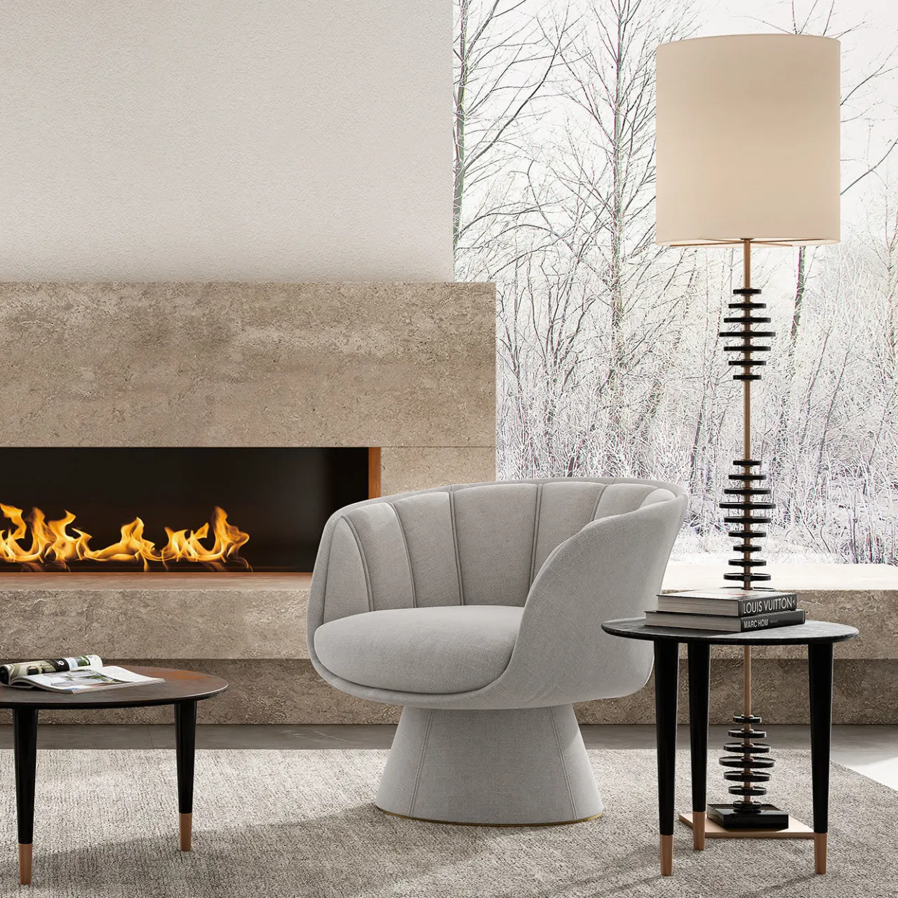 Volpi Nesting Tables<Trendy Set of 3 Nesting Tables