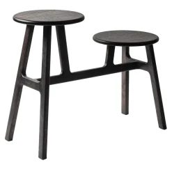 Orografie Stools<Trespolo Black Double Stool by Giulio Iacchetti