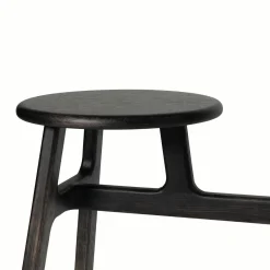 Orografie Stools<Trespolo Black Double Stool by Giulio Iacchetti