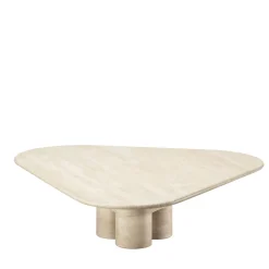 Ghidini 1961 Coffee Tables<Tria Large Travertine Coffee Table by Lorenza Bozzoli