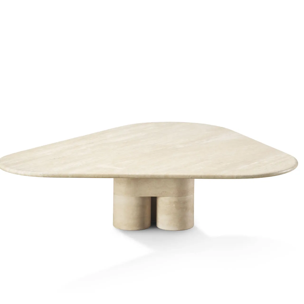Ghidini 1961 Coffee Tables<Tria Large Travertine Coffee Table by Lorenza Bozzoli