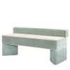 Lorenza Bozzoli Couture Benches<Tria ligh mint and beige with fringes Bench
