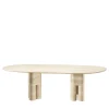 Ghidini 1961 Dining Tables<Tria Travertine Marble Dining Table by Lorenza Bozzoli