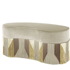 Lorenza Bozzoli Couture Benches<Tribe Beige Bean Bench by Lorenza Bozzoli