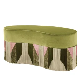 Lorenza Bozzoli Couture Benches<Tribe Green Bean Bench by Lorenza Bozzoli