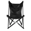 Telami Outdoor Chairs & Stools<Tripolina Armchair in Black Leather