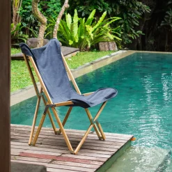 Telami Outdoor Chairs & Stools<Tripolina Armchair in Blue Jeans