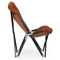 Telami Outdoor Chairs & Stools<Tripolina Armchair in Brown Leather