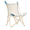 Telami Outdoor Chairs & Stools<Tripolina Armchair in Cream and Teal Blue
