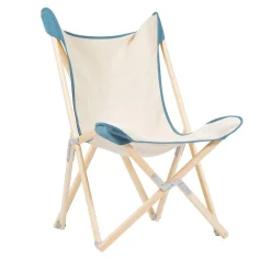 Telami Outdoor Chairs & Stools<Tripolina Armchair in Cream and Teal Blue
