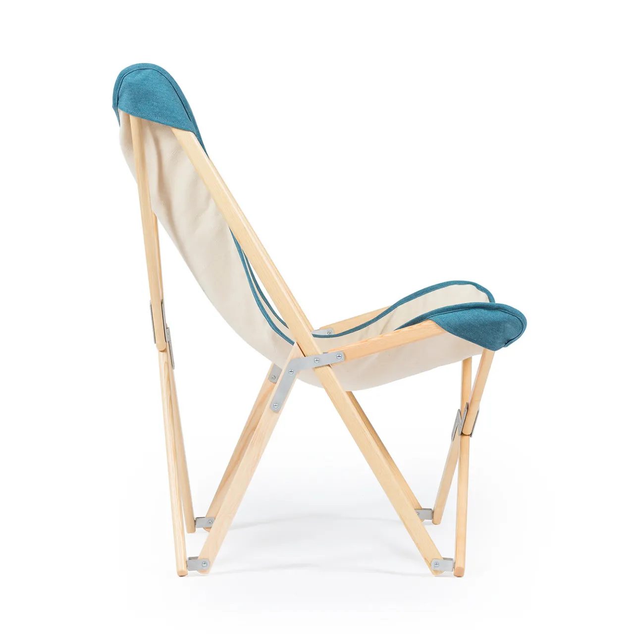 Telami Outdoor Chairs & Stools<Tripolina Armchair in Cream and Teal Blue