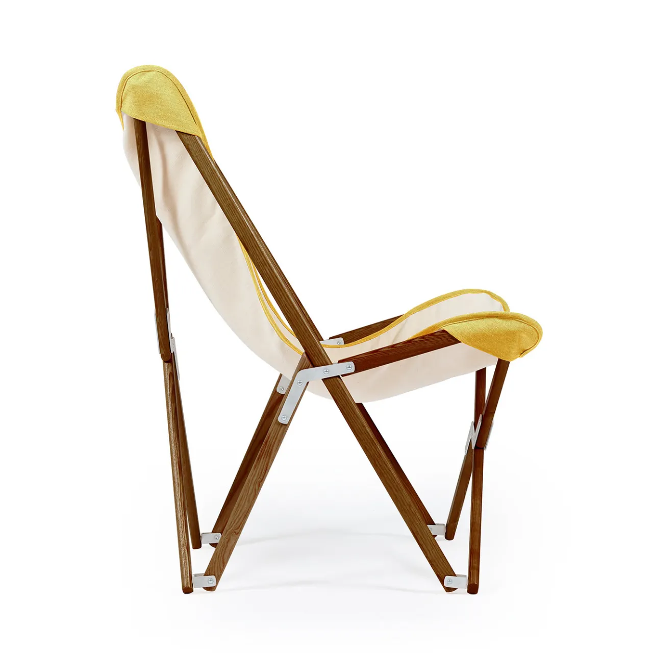 Telami Outdoor Chairs & Stools<Tripolina Armchair in Cream and Mustard Yellow