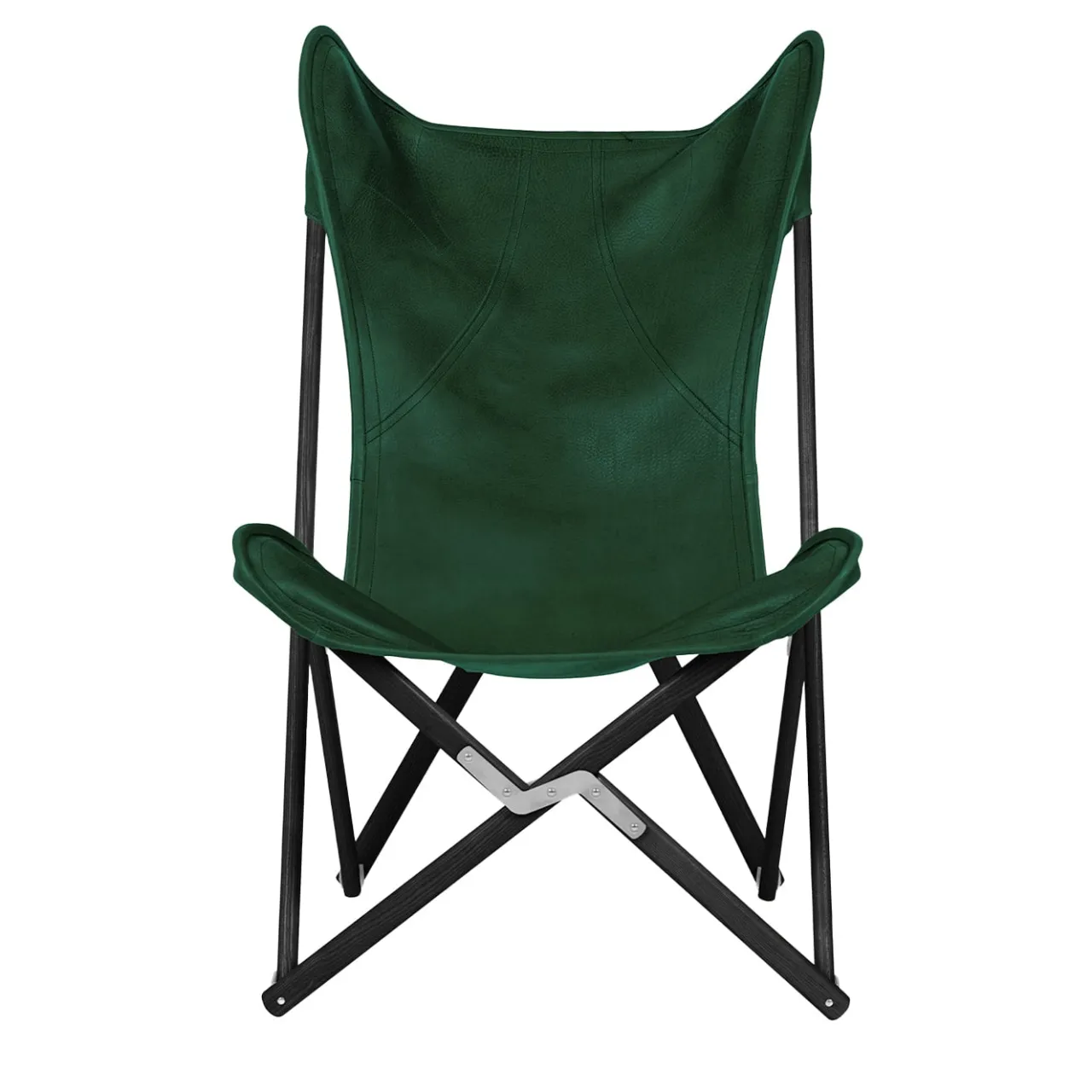 Telami Outdoor Chairs & Stools<Tripolina Armchair in Green Leather