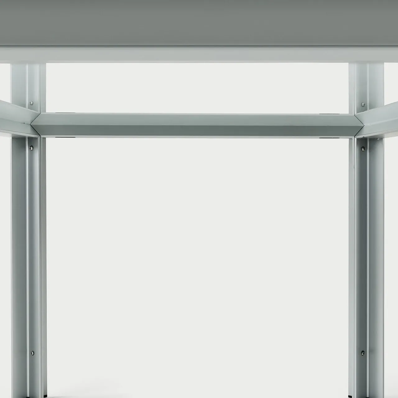 Baleri Italia Dining Tables<T-Table Rectangular Aluminum and Glass Table