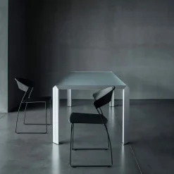 Baleri Italia Dining Tables<T-Table Rectangular Aluminum and Glass Table