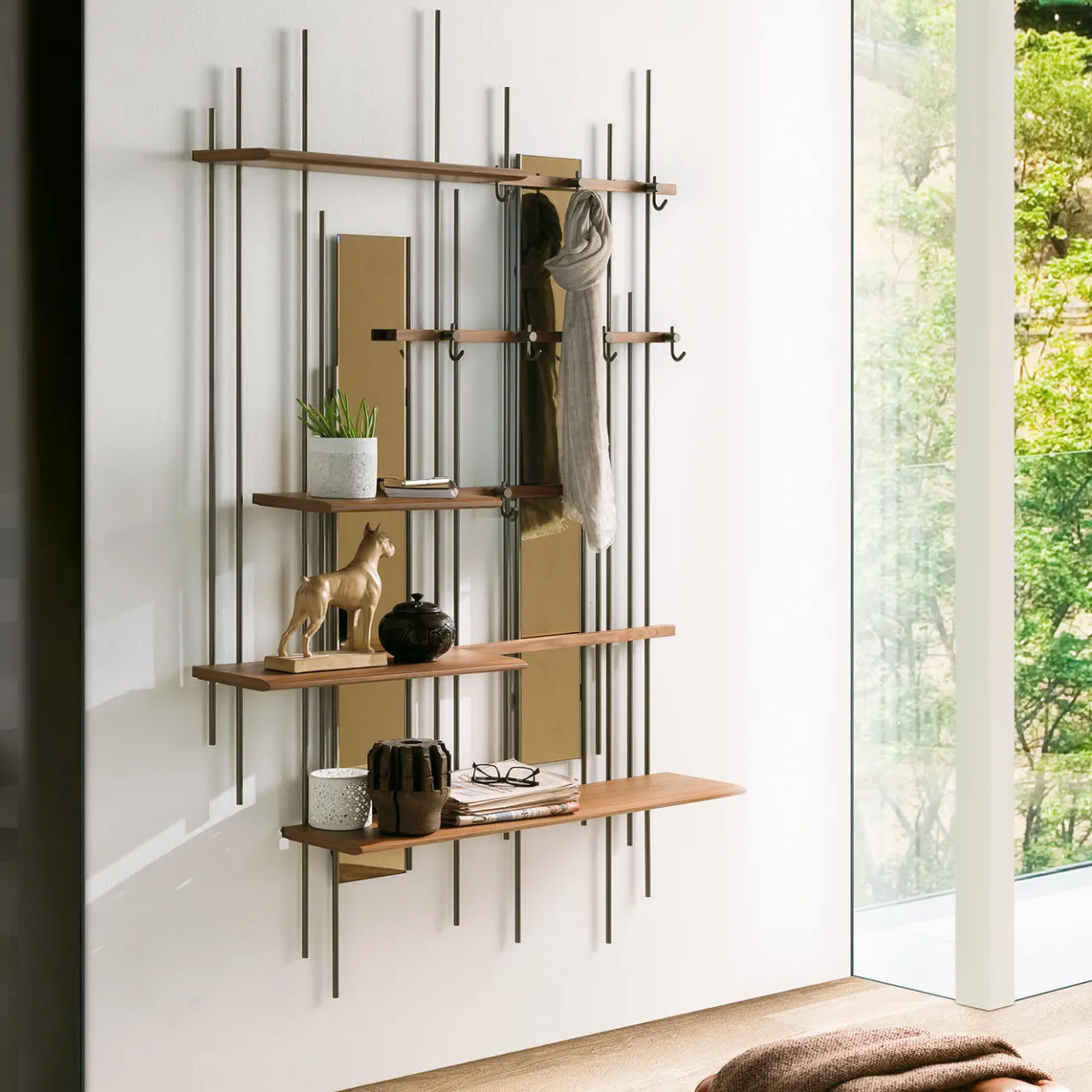 Pacini & Cappellini Bookcases<Tube Bookcase by Norberto Delfinetti