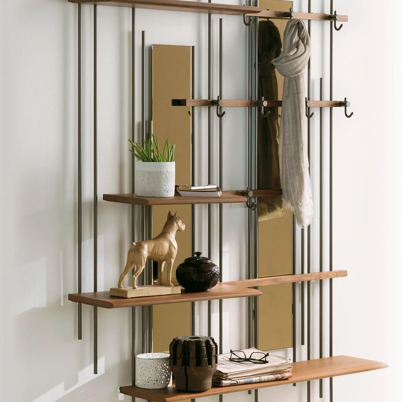 Pacini & Cappellini Bookcases<Tube Bookcase by Norberto Delfinetti