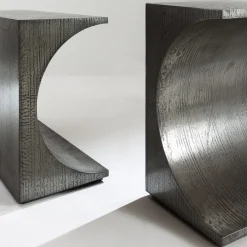 Laura Meroni Consoles<Tube Gray Metal Console