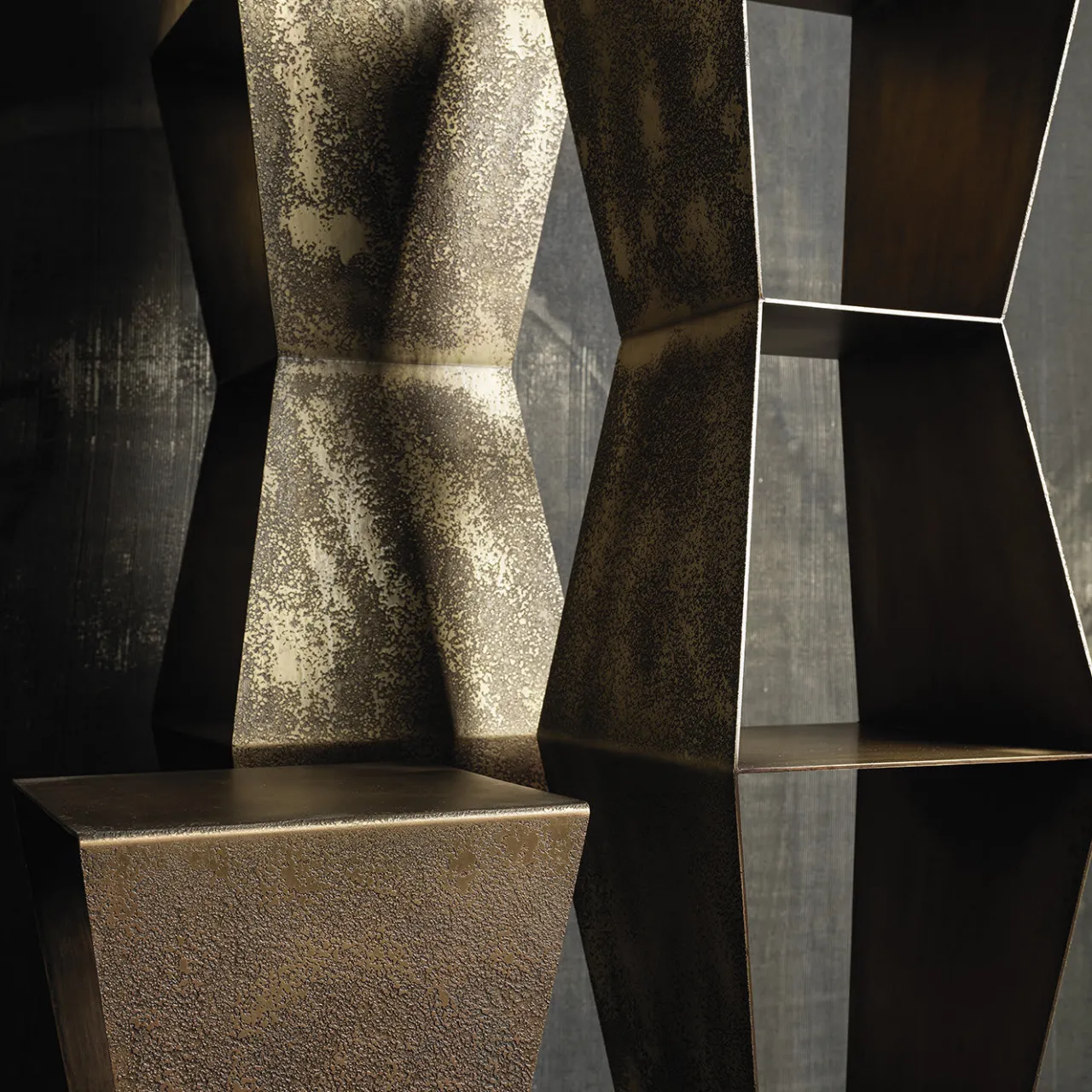 Albedo Bookcases<Tula Large Bronze Bookcase