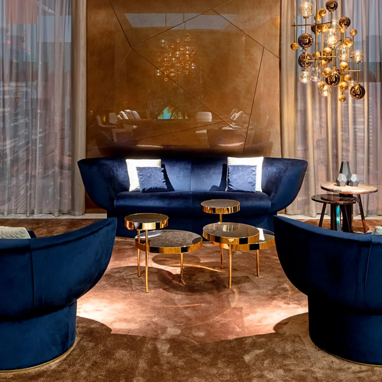 Sicis Armchairs<Tulipa Blue Armchair