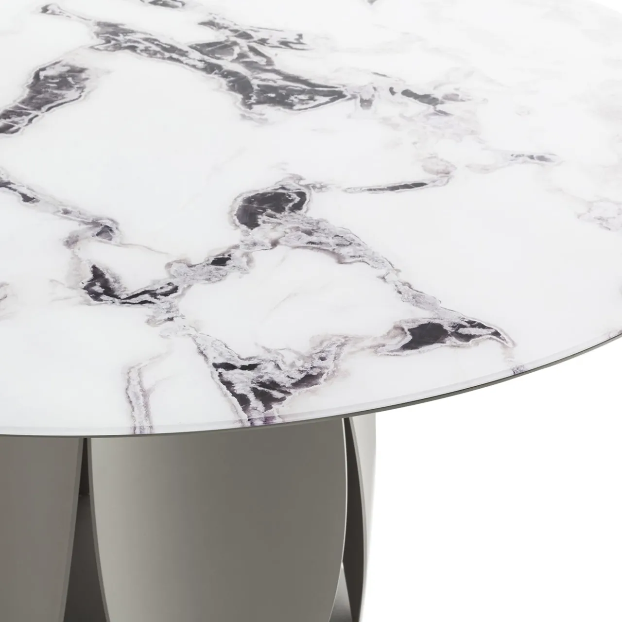 Morica Design Dining Tables<Tulipano Large Round Trinity Marble-Effect Table