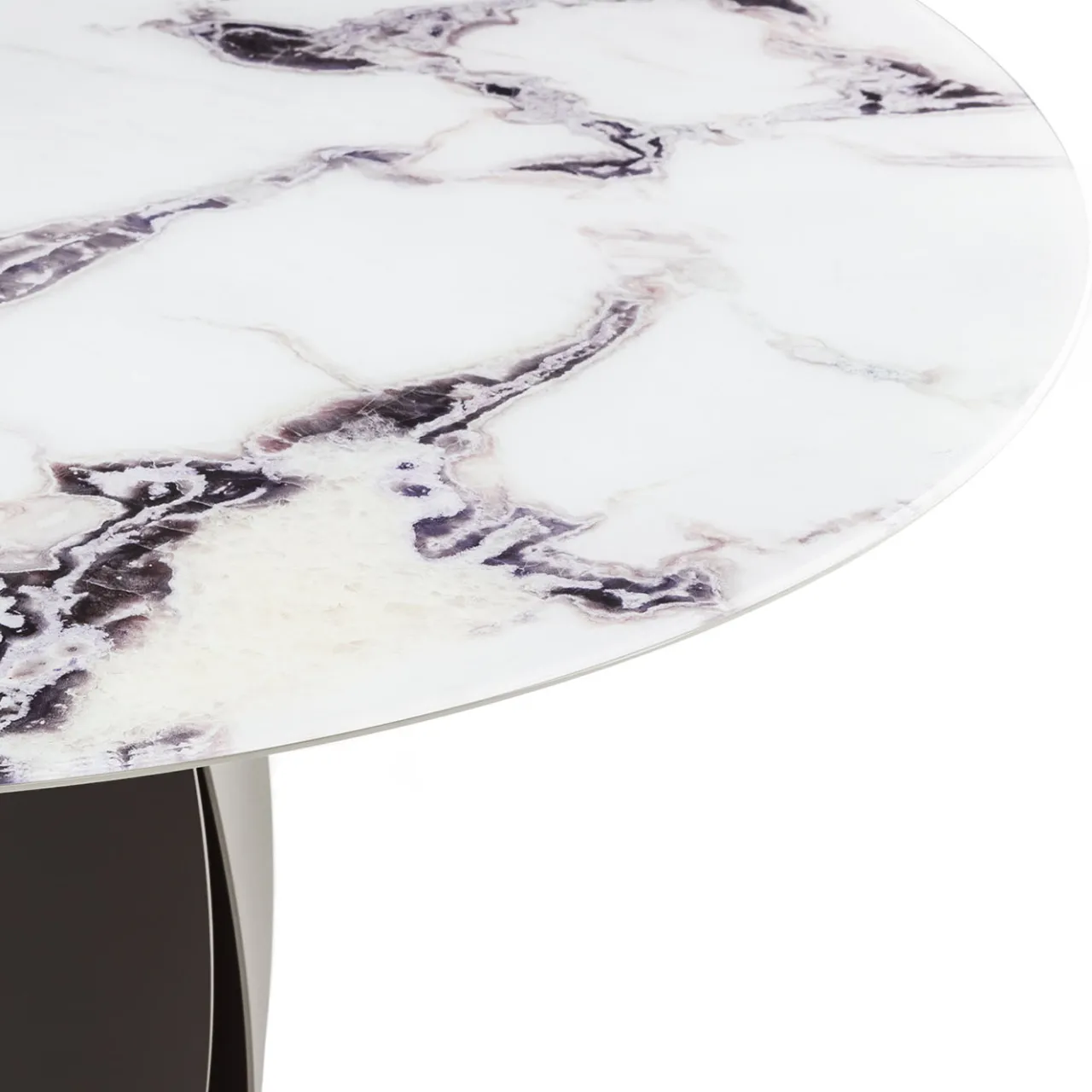 Morica Design Dining Tables<Tulipano Round Trinity-Marble-Effect Table