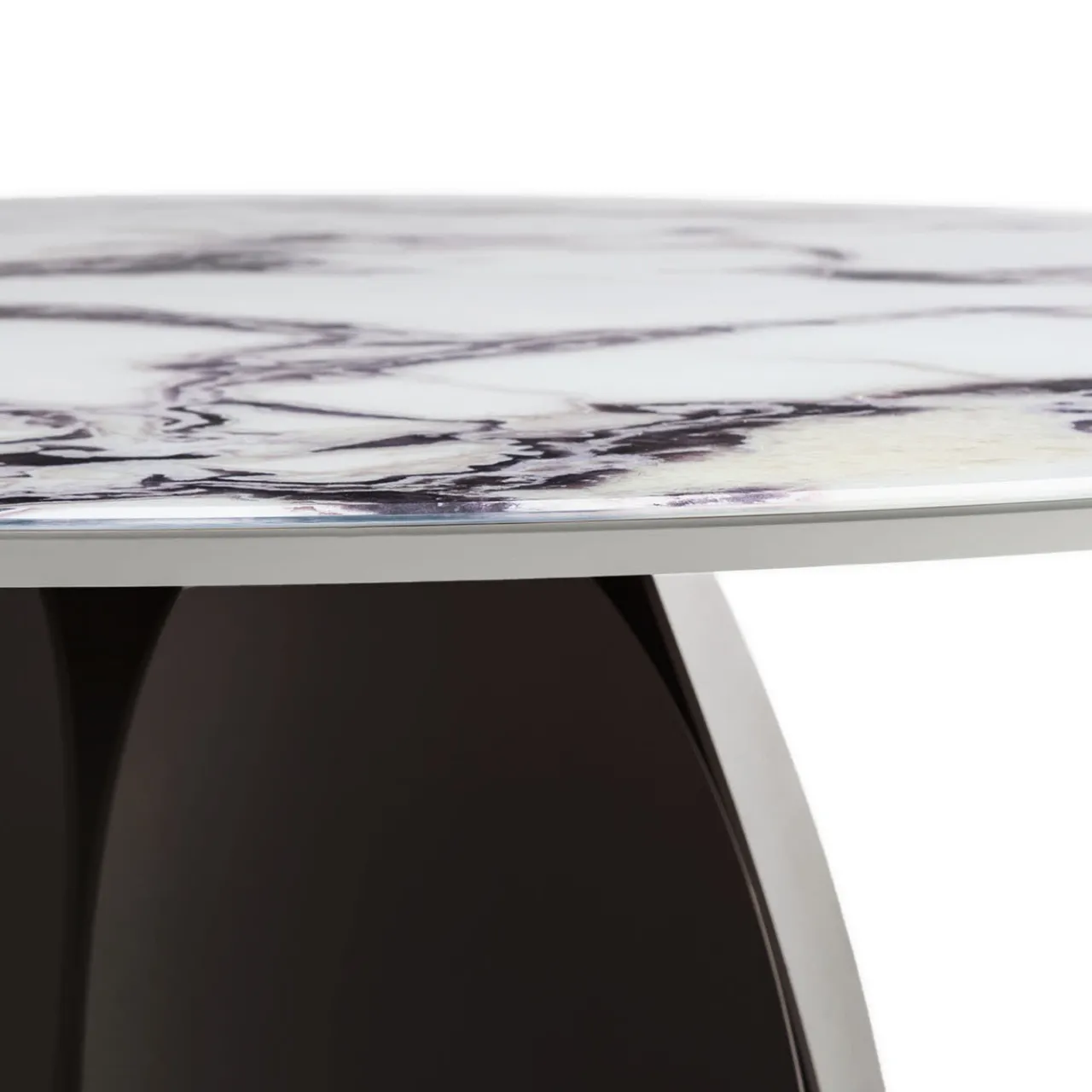 Morica Design Dining Tables<Tulipano Round Trinity-Marble-Effect Table
