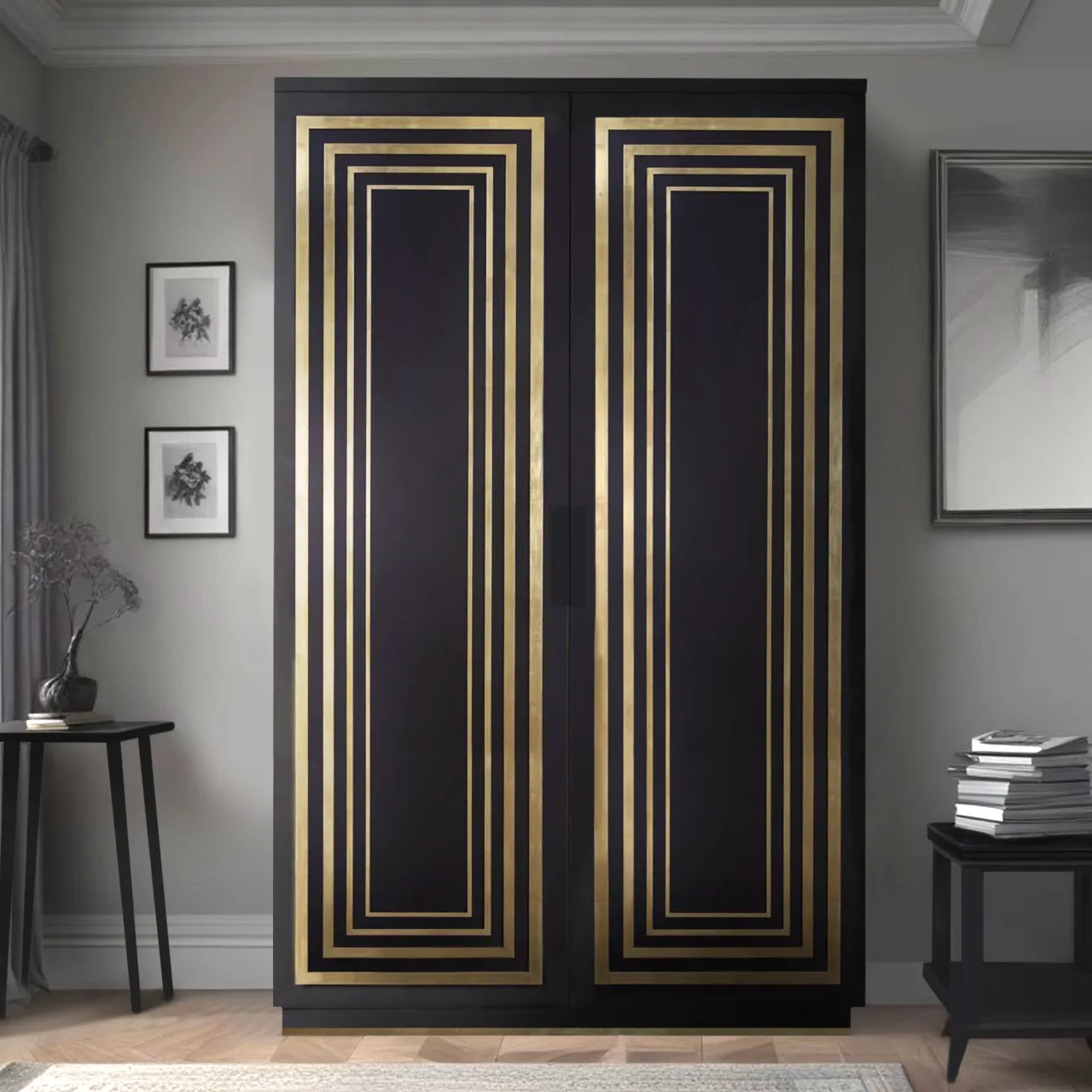 Isabella Costantini Cabinets<Tullia Armoire with Plinth Base