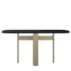 L'Eccesso Consoles<Tumba Black Marble Console Table with gold metal structure