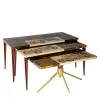 Extroverso Nesting Tables<Tura Collection Nesting Tables by Aldo Tura & Alessandro Mendini