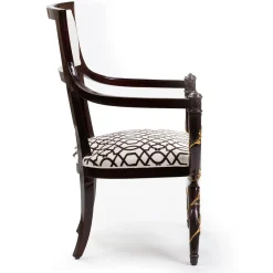 Hebanon Fratelli Basile - 1830 Lounge Chairs<Twin Armchair