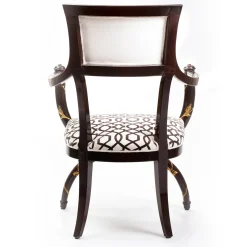 Hebanon Fratelli Basile - 1830 Lounge Chairs<Twin Armchair