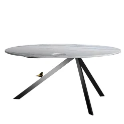 Da A Dining Tables<Twitty Round White Dining Table
