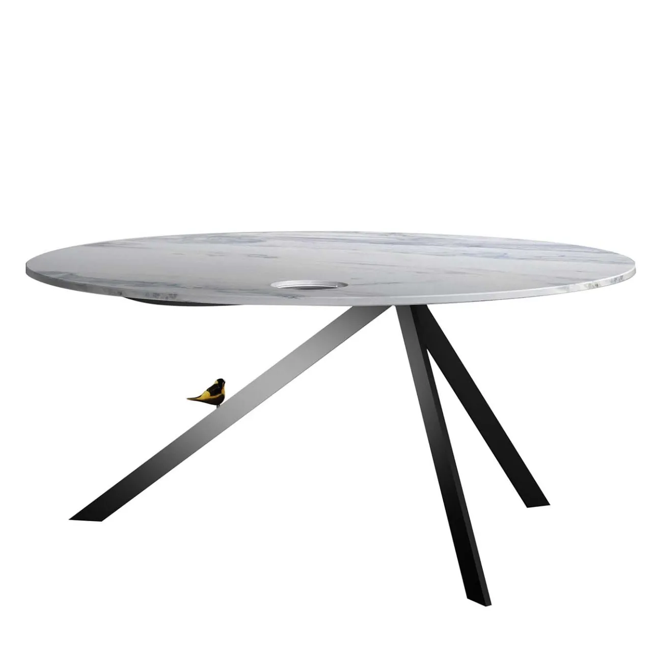 Da A Dining Tables<Twitty Round White Dining Table