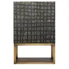 BottegaNera Furniture Cabinets<Two Door Wood Textured Cabinet